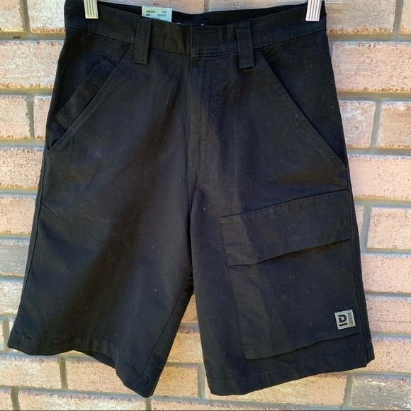DOCKERS for boys black khaki shorts spring summer neutral - Picture 1 of 8